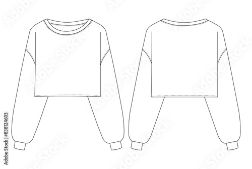 Women hoodie, sweatshirt, pullover vector template isolated on a grey background design
