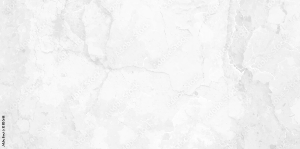 Fototapeta premium Panoramic white background form marble stone texture for design. Abstract white marble background and gray color, Grey cement background.