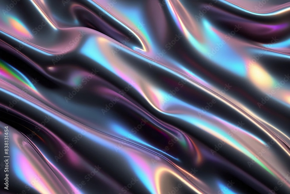 Fototapeta premium Abstract holographic background foil texture