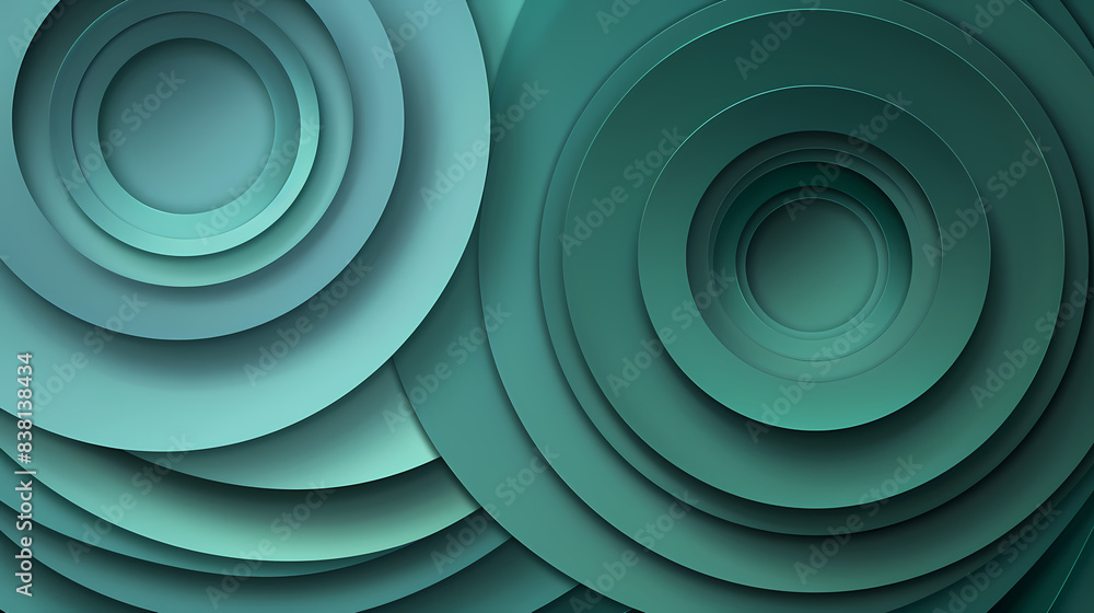 Background with circular layers vector image Background with circular layers vector image