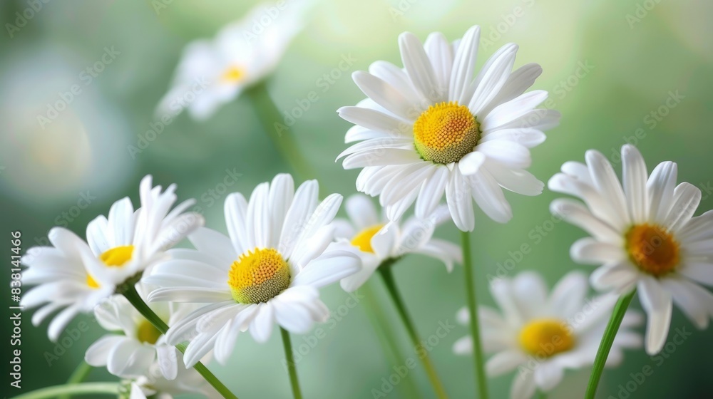 daisies close up view generative ai daisies close up view generative ai