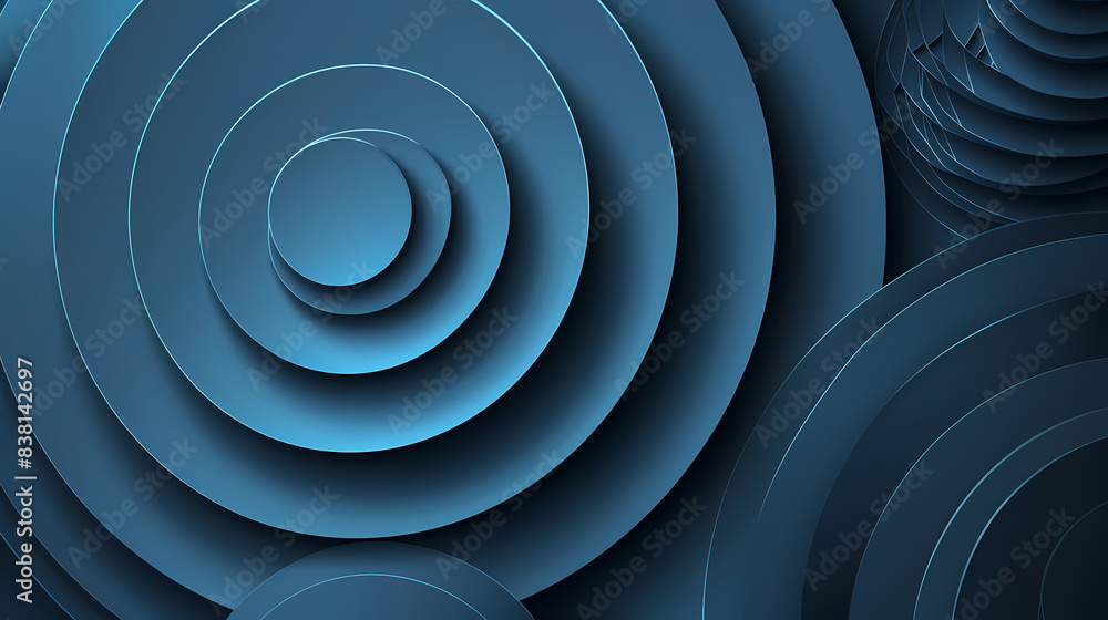 Background with circular layers vector image Background with circular layers vector image
