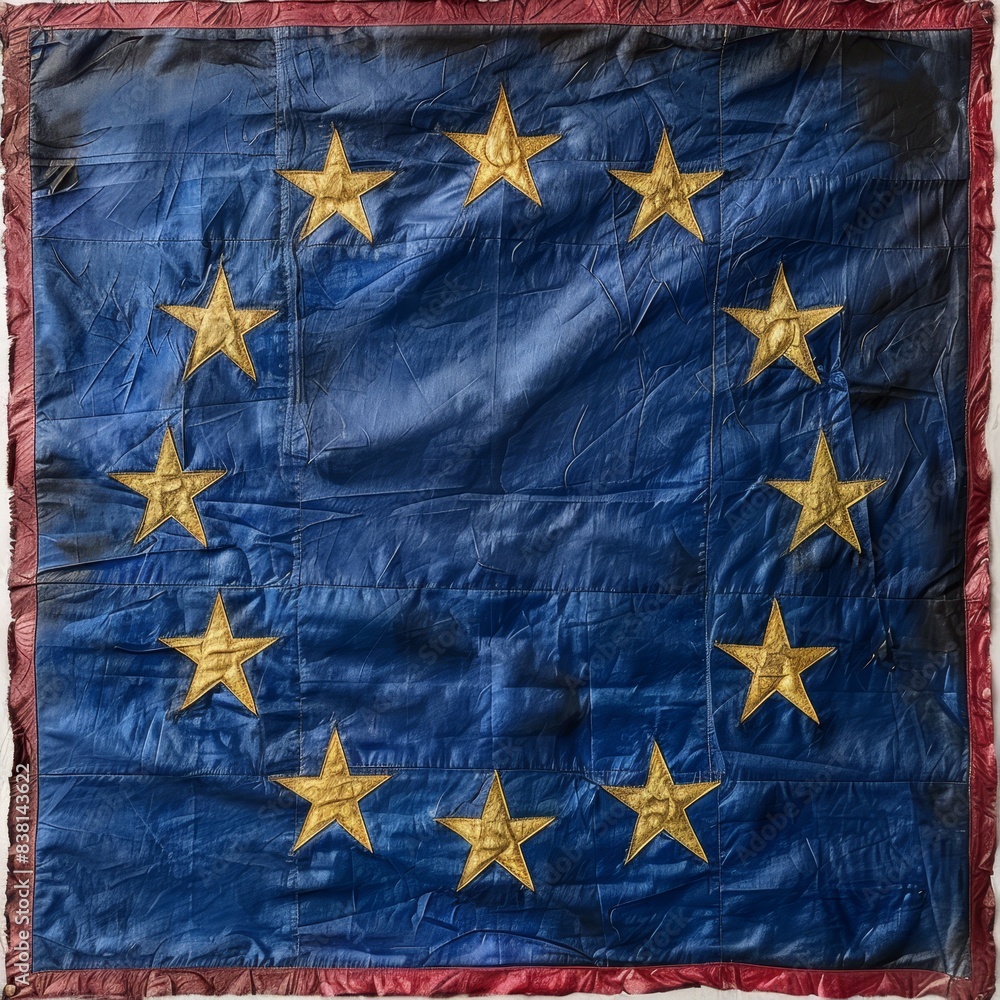 Silk Union Flag of Europe Silk Union Flag of Europe