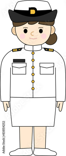 대한민국 호국보훈의 달 벡터 일러스트 오브젝트 (Korea Navy Uniform, Navy Character, 현충일, 국군의 날, 625 전쟁, 연평해전, 육군, 한국 군인, 군복, 모자, 장교, 여군, 무궁화, 태극기, 현충원, 전쟁기념관, 국가유공자, 보훈가족)