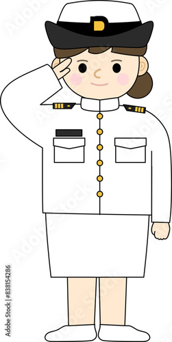 대한민국 호국보훈의 달 벡터 일러스트 오브젝트 (Korea Navy Uniform, Navy Character, 현충일, 국군의 날, 625 전쟁, 연평해전, 육군, 한국 군인, 군복, 모자, 장교, 여군, 무궁화, 태극기, 현충원, 전쟁기념관, 국가유공자, 보훈가족)