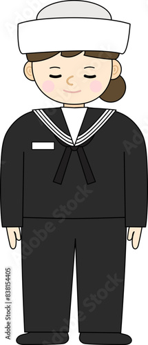 대한민국 호국보훈의 달 벡터 일러스트 오브젝트 (Korea Navy Uniform, Navy Character, 현충일, 국군의 날, 625 전쟁, 연평해전, 육군, 한국 군인, 군복, 모자, 장교, 여군, 무궁화, 태극기, 현충원, 전쟁기념관, 국가유공자, 보훈가족)