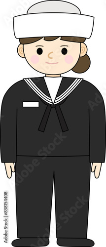 대한민국 호국보훈의 달 벡터 일러스트 오브젝트 (Korea Navy Uniform, Navy Character, 현충일, 국군의 날, 625 전쟁, 연평해전, 육군, 한국 군인, 군복, 모자, 장교, 여군, 무궁화, 태극기, 현충원, 전쟁기념관, 국가유공자, 보훈가족)