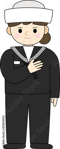 대한민국 호국보훈의 달 벡터 일러스트 오브젝트 (Korea Navy Uniform, Navy Character, 현충일, 국군의 날, 625 전쟁, 연평해전, 육군, 한국 군인, 군복, 모자, 장교, 여군, 무궁화, 태극기, 현충원, 전쟁기념관, 국가유공자, 보훈가족)