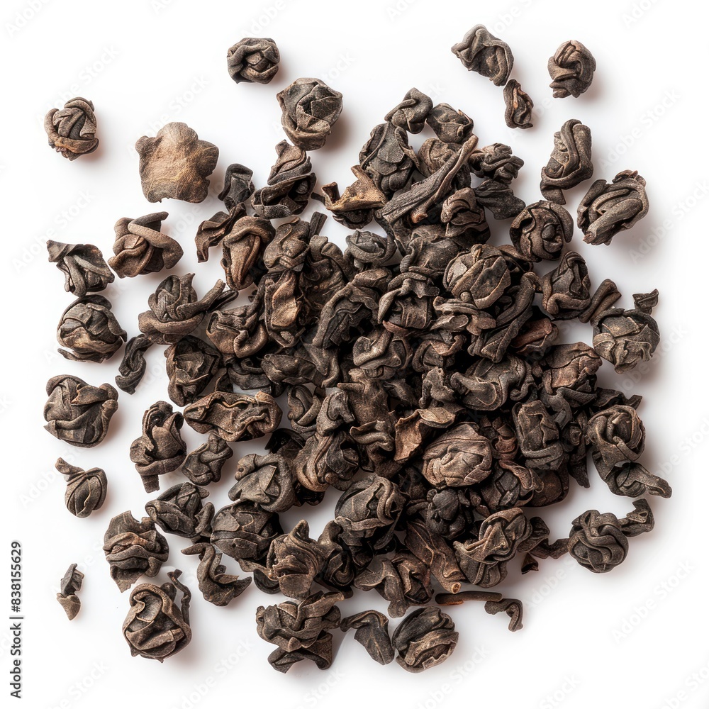 High-resolution Oolong Tea (Wulong Cha) isolated on white background. Traditional Chinese tea. High-resolution Oolong Tea (Wulong Cha) isolated on white background. Traditional Chinese tea.