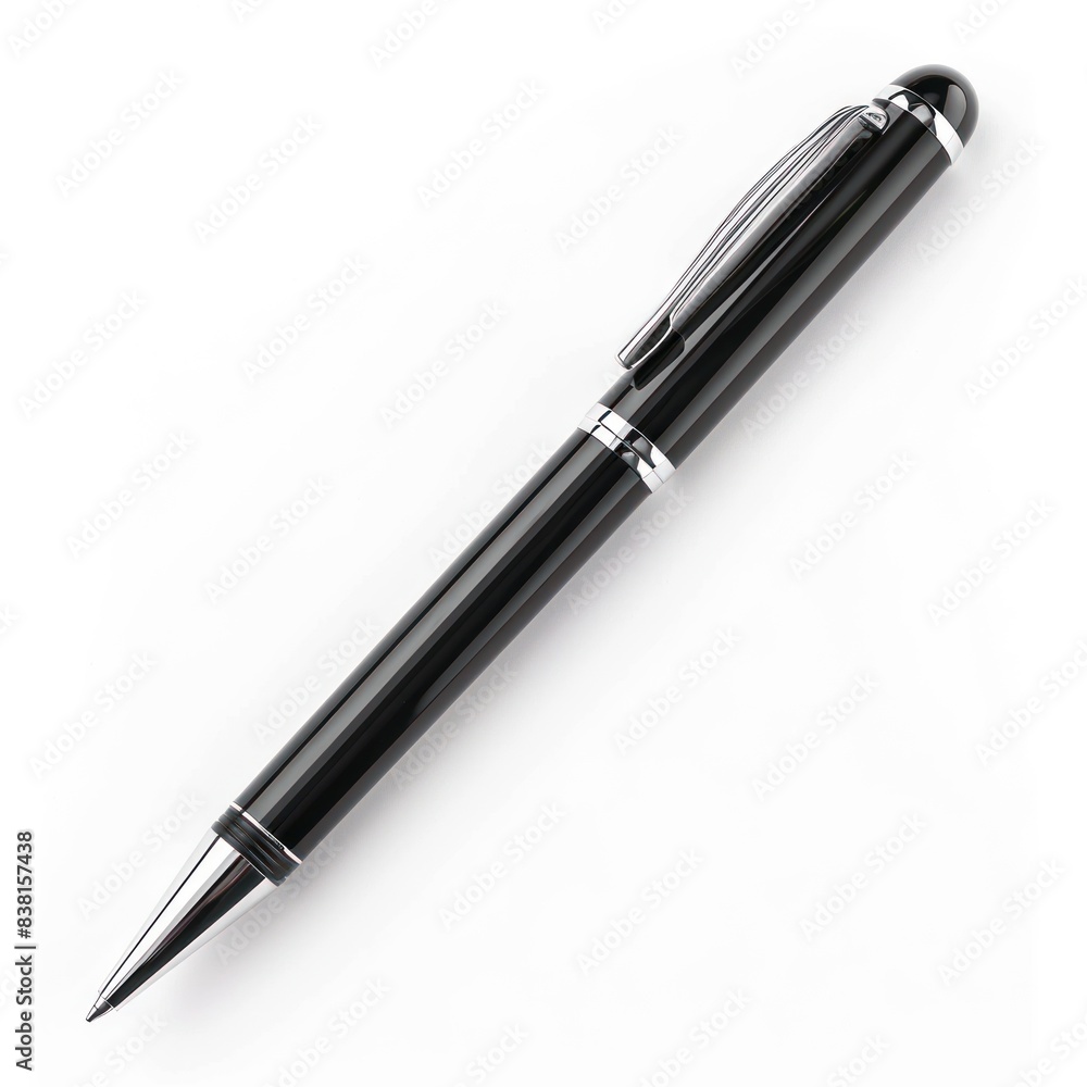 High-resolution Pen isolated on white background. Classic writing instrument.