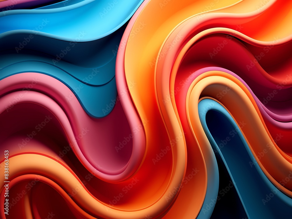 Abstract colorful wavy pattern background. Dynamic, vibrant, and flowing lines create a visually striking design. Perfect for modern, artistic, and energetic projects. Abstract colorful wavy pattern background. Dynamic, vibrant, and flowing lines create a visually striking design. Perfect for modern, artistic, and energetic projects.