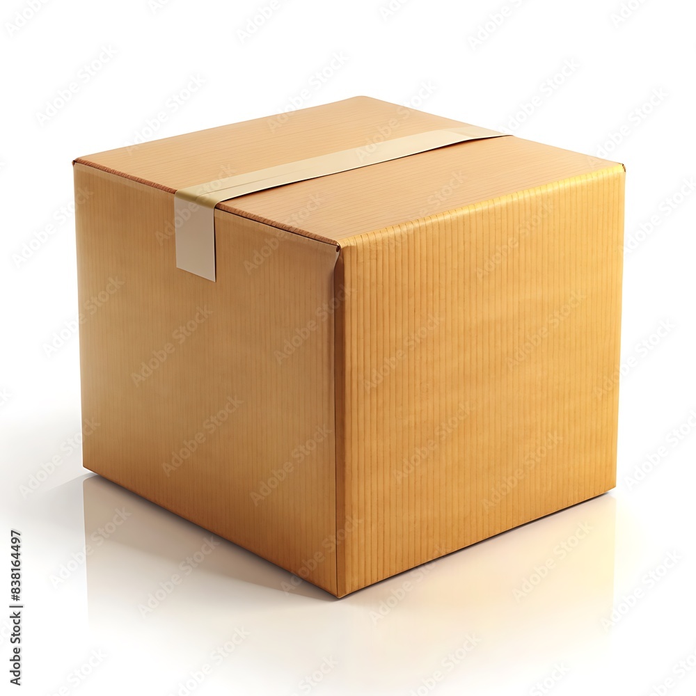 Group of cardboard delivery boxes isolated on white background Group of cardboard delivery boxes isolated on white background