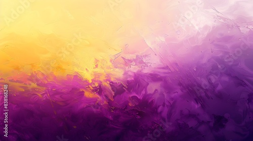 Gradient purple to sunshine yellow backdrop