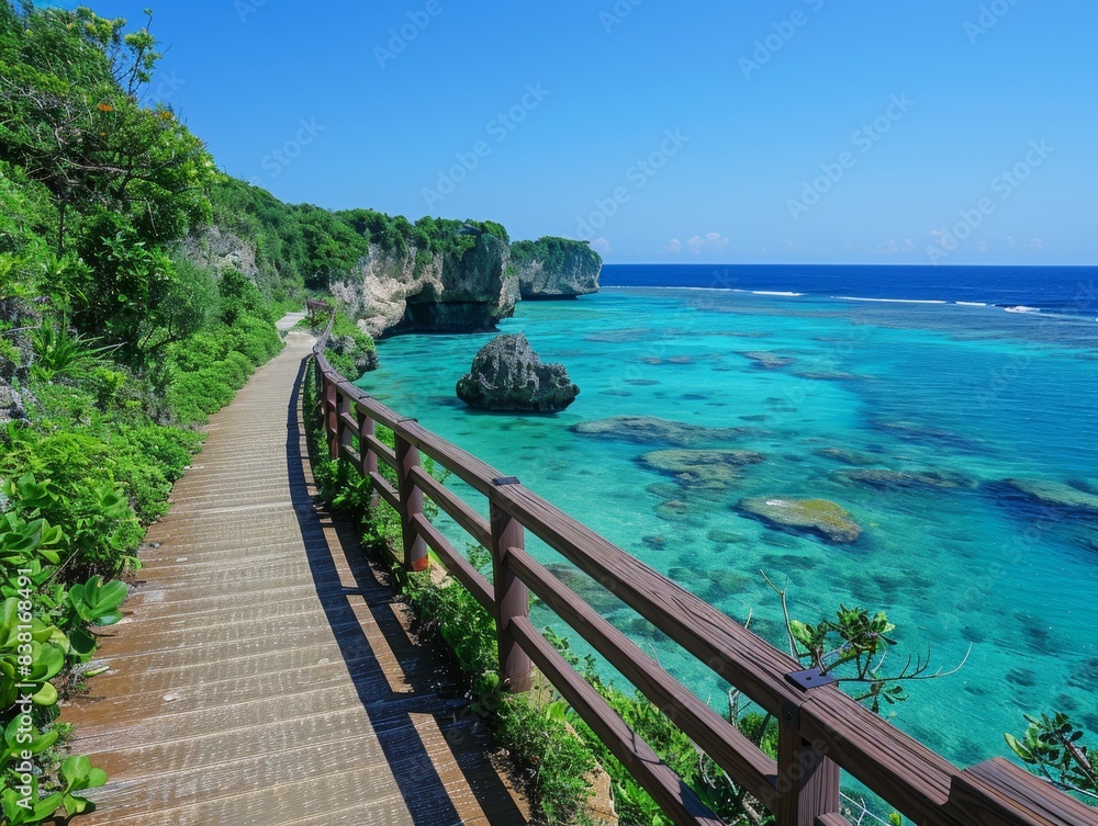 Obraz premium Traveling in Okinawa Prefecture