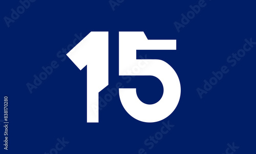 Free Download Number Tech Blue Modern Logo - GFXLoad