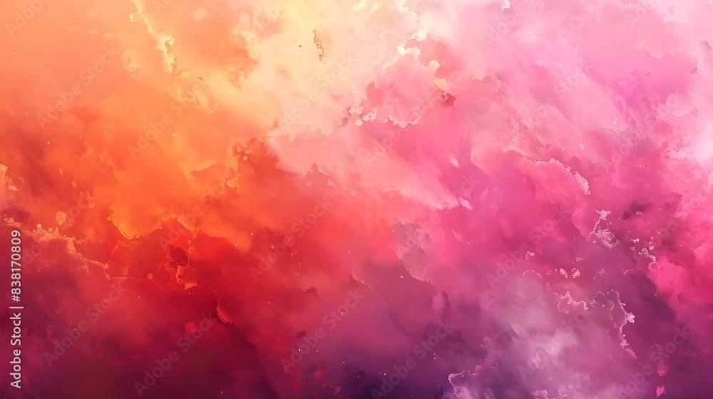 Obraz premium Gradient pink to tangerine background