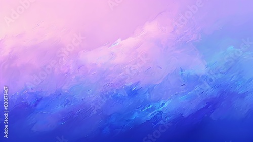 Gradient lavender to azure abstract
