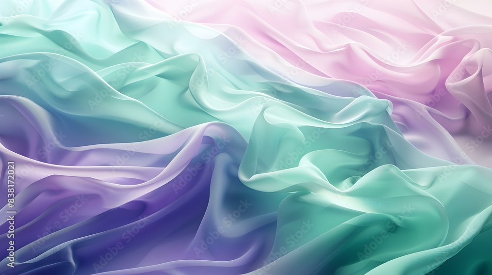 Obraz premium Gradient jade to lavender effect background