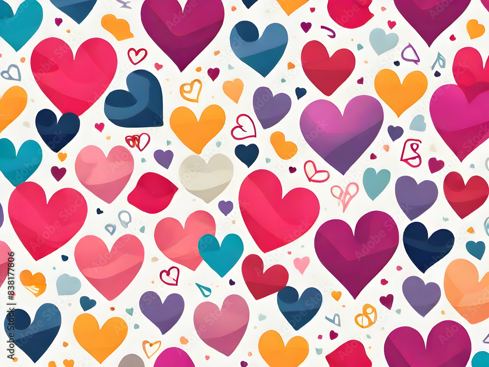 seamless background with hearts design, heart, love, pattern, valentine, seamless, vector, illustration, day, pink, romance, symbol, art, card,Ai generated seamless background with hearts design, heart, love, pattern, valentine, seamless, vector, illustration, day, pink, romance, symbol, art, card,Ai generated