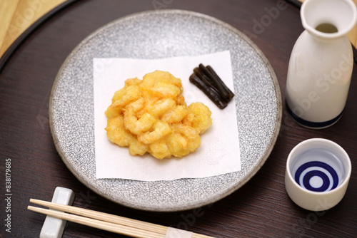 Shiba shrimp tempura, Japanese cuisine
