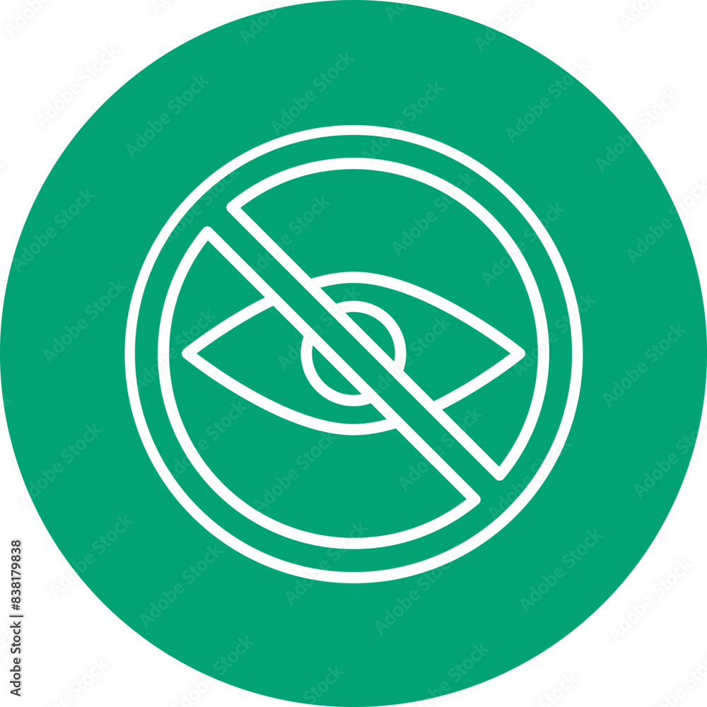 No illegitimate line circle icon No illegitimate line circle icon