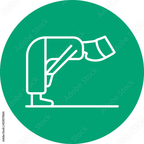 Ruku line circle icon