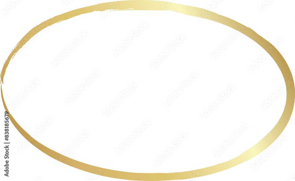 Gold oval grunge frames. Luxury design Gold oval grunge frames. Luxury design