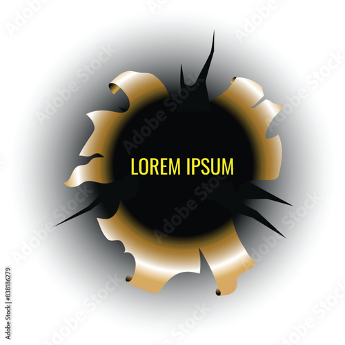 hole in the hole in paper