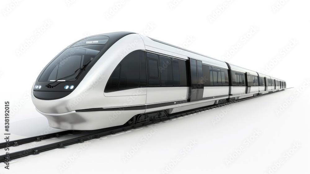 Fototapeta premium a futuristic train.