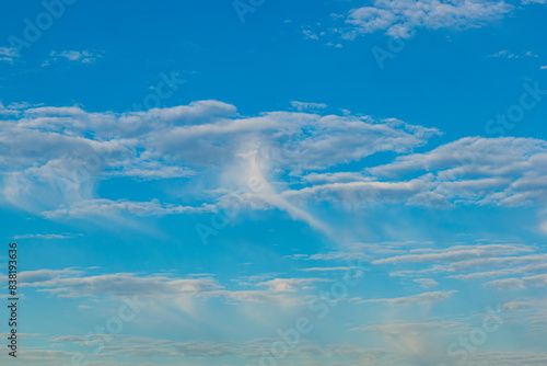 朝空と雲