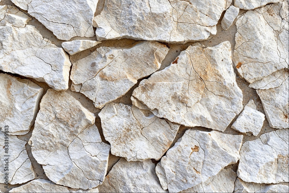 A pattern of stone wall texture, featuring white rocks and sandstone. The background features natural rock textures in beige tones, creating an organic and earthy appearance. A pattern of stone wall texture, featuring white rocks and sandstone. The background features natural rock textures in beige tones, creating an organic and earthy appearance.
