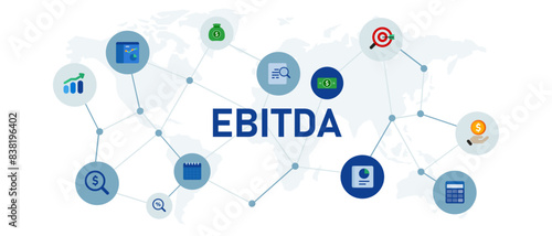 ebitda earnings before interest taxes depreciation and amortization measure profit income photo