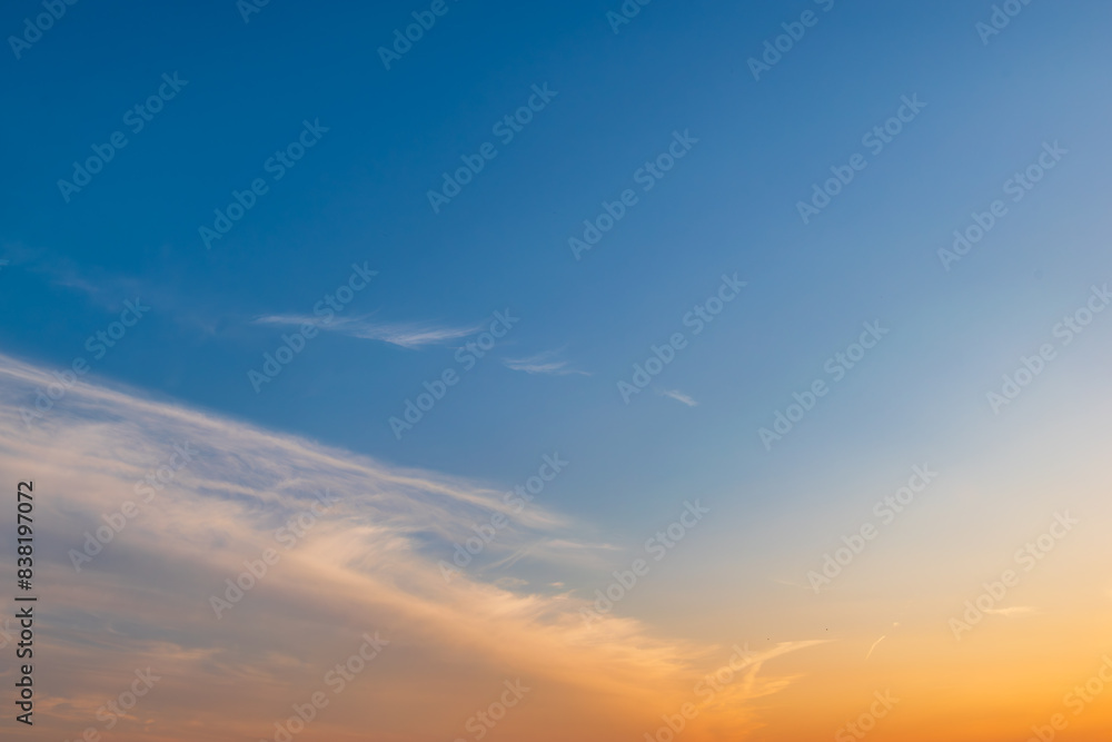 青と夕空 青と夕空
