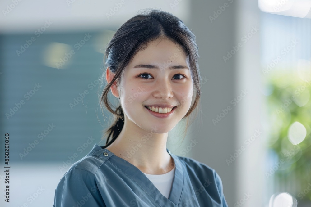 笑顔の歯科衛生士の女性(歯科・医療業界・アシスタント・転職) 笑顔の歯科衛生士の女性(歯科・医療業界・アシスタント・転職)