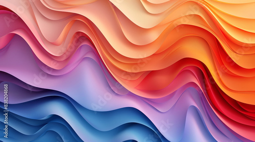 abstract background with gradient waves