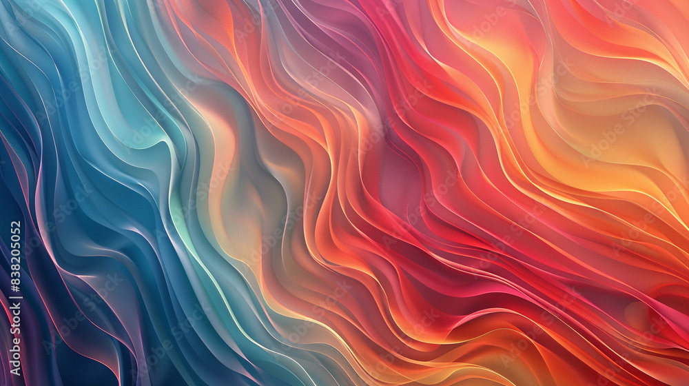 Fototapeta premium abstract background with gradient waves
