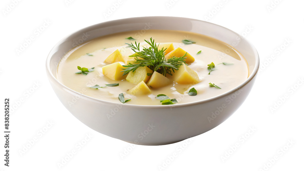 A steaming bowl of healthy vegetable soup with carrots and fresh parsley A steaming bowl of healthy vegetable soup with carrots and fresh parsley