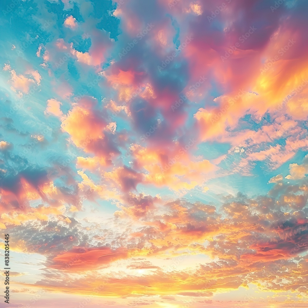 Beautiful sunset sky. Nature sky backgrounds Beautiful sunset sky. Nature sky backgrounds