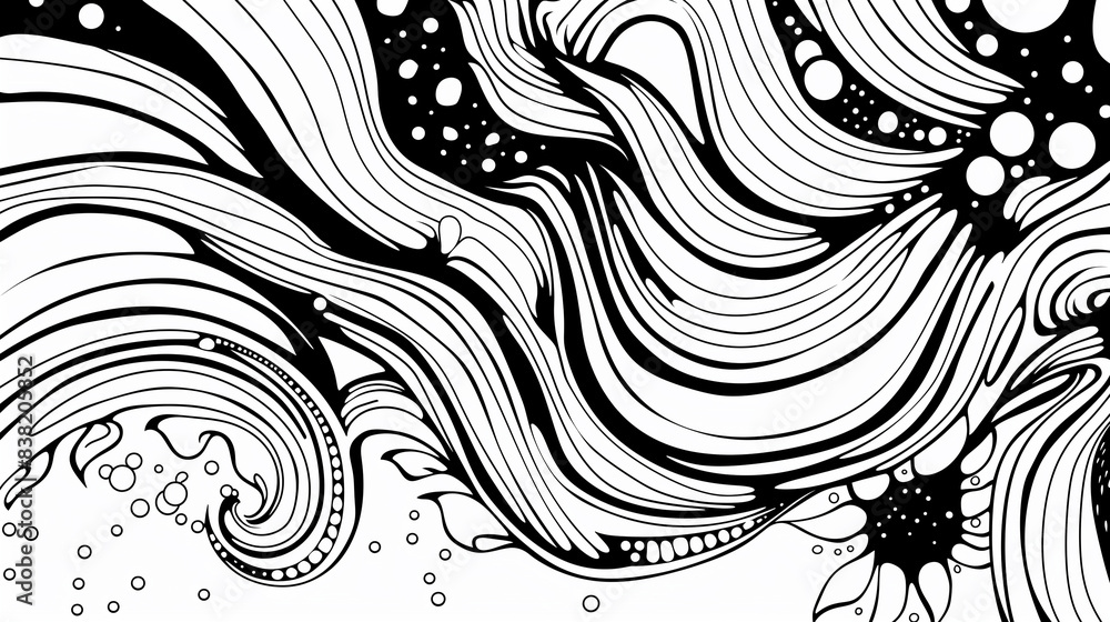 Adult colouring book page Adult colouring book page