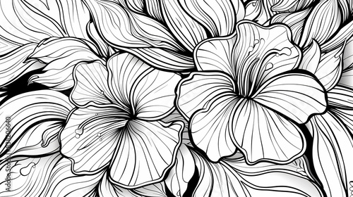 Wallpaper Mural Adult colouring book page Torontodigital.ca