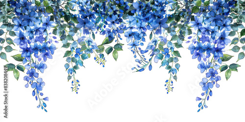 PNG Blue flowers outdoor pattern nature