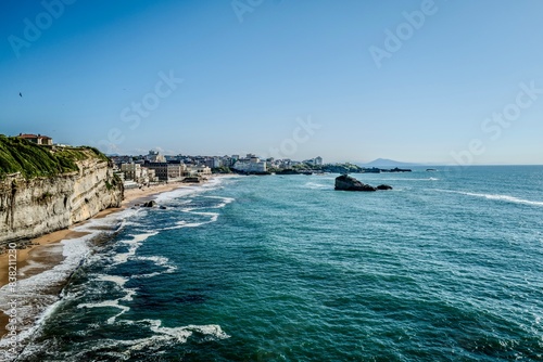 View to Biarritz vrom the lighthouse