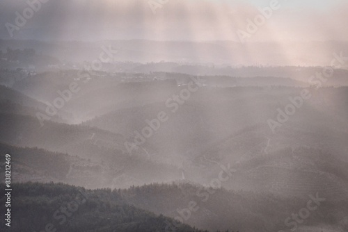 sunrise in mountains