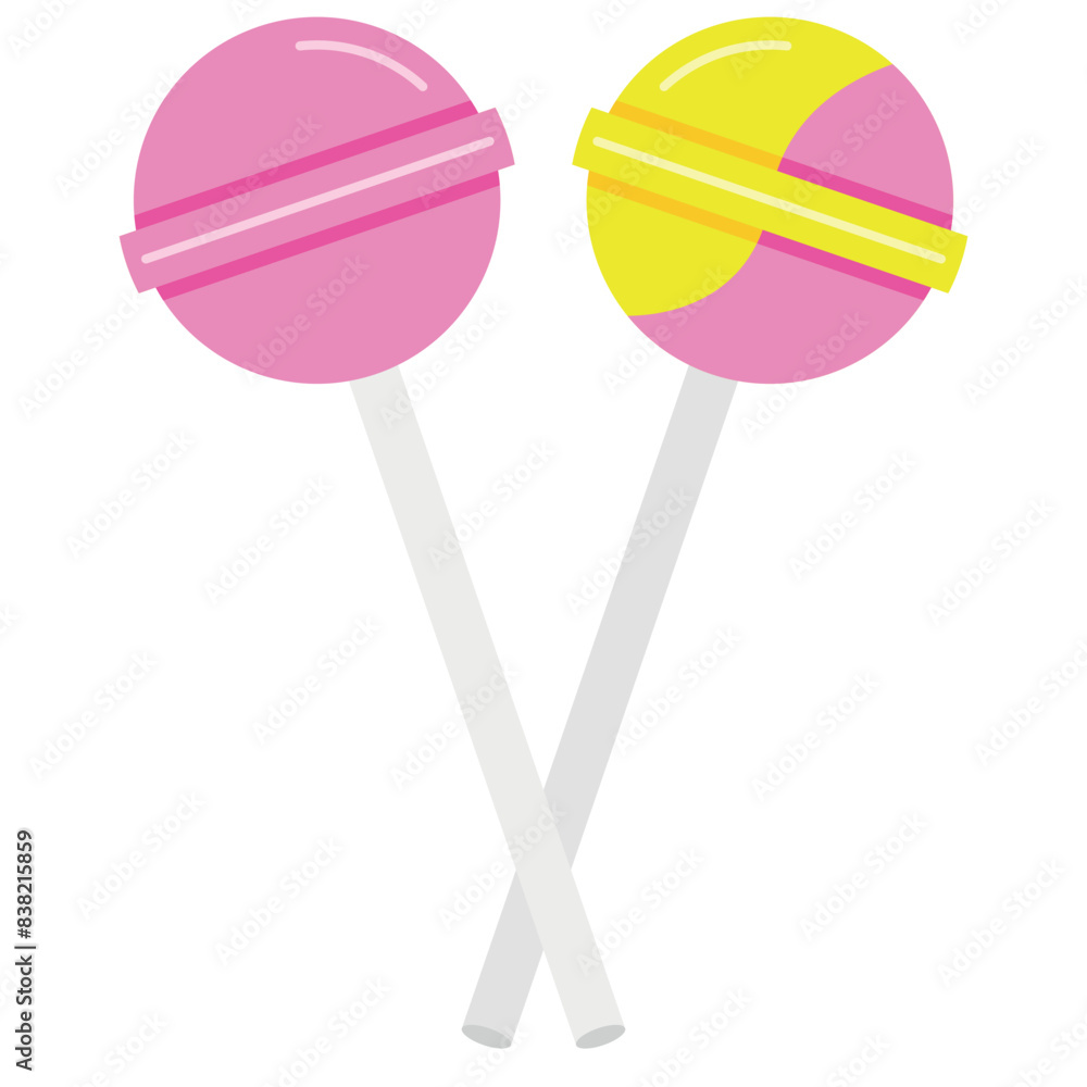 Candy caramel on a stick Candy caramel on a stick