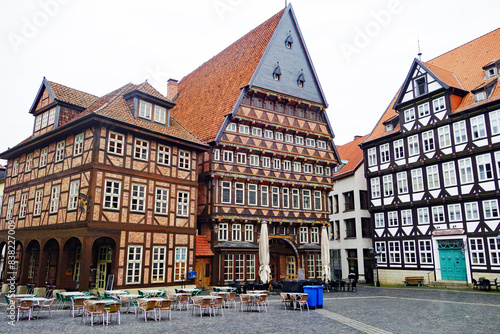 Hildesheim Historischer Marktplatz mit Knochenhaueramtshaus