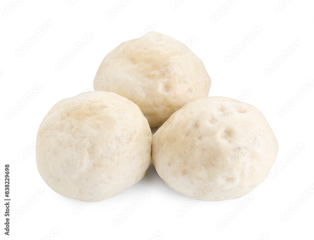 Delicious chinese steamed buns isolated on white Delicious chinese steamed buns isolated on white