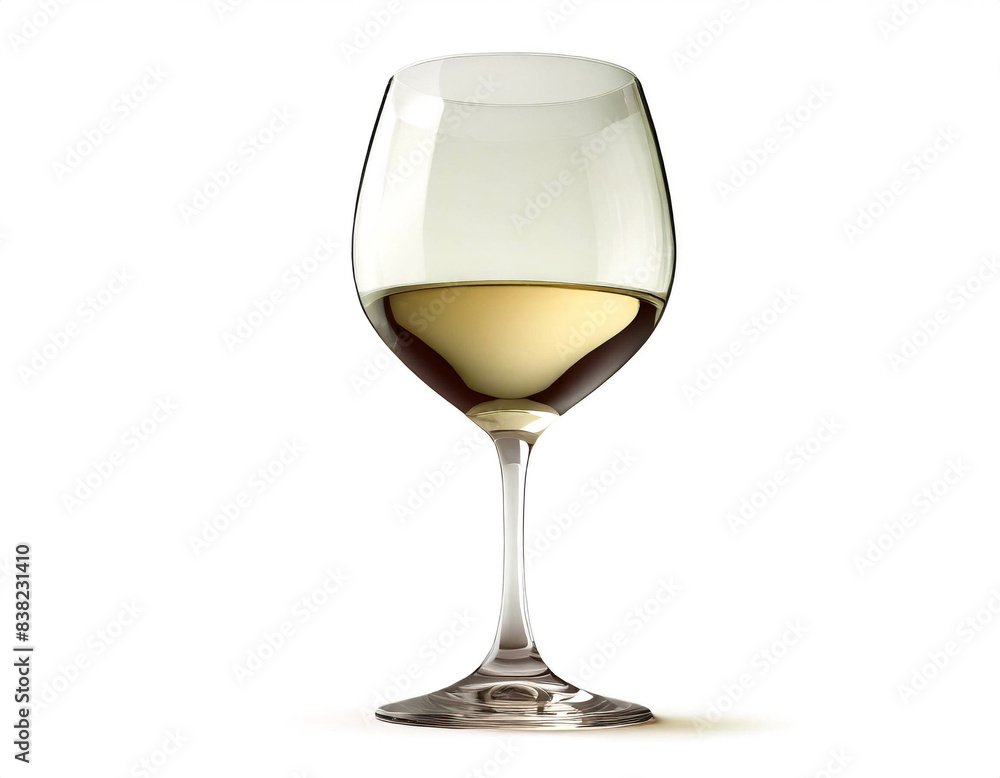 Wein Glas isoliert auf weißen Hintergrund, Freisteller Wein Glas isoliert auf weißen Hintergrund, Freisteller