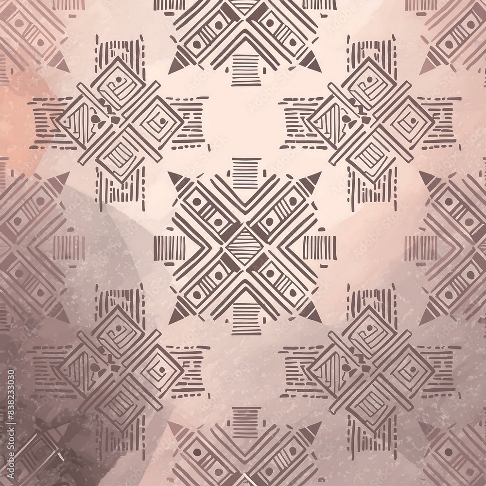 seamless pattern with tribe pattern seamless pattern with tribe pattern