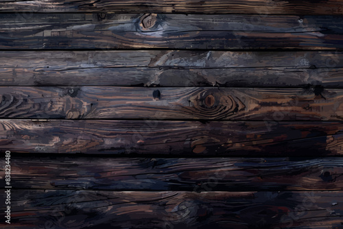 weathered barn wood background with knots. brown old wood