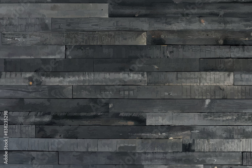 weathered barn wood background with knots. brown old wood